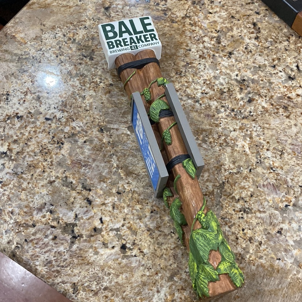 Bale breaker brewing company top cutter I.P.A. Keg handle